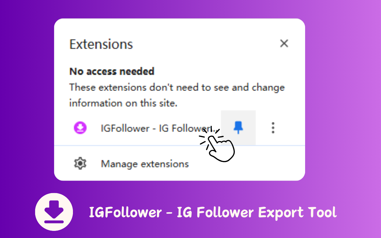 IGFollower - IG Follower Export Tool