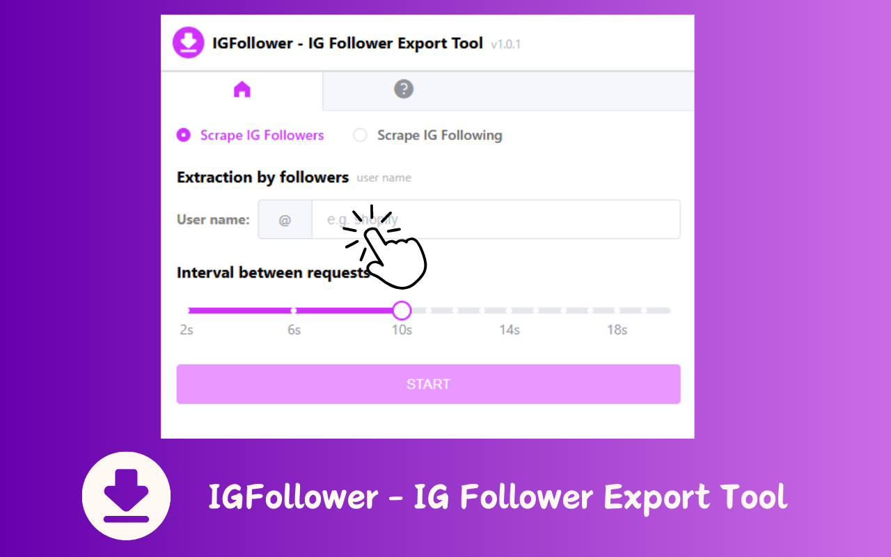 IGFollower - IG Follower Export Tool